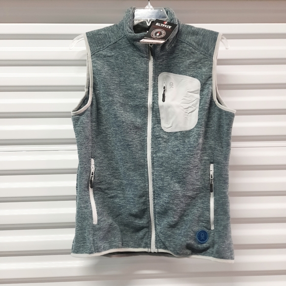 Little Donkey Andy Vest Women's XL Gray Fleece Sports Outdoors Sleeveless - Picture 1 of 8
